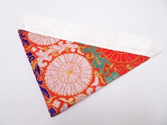 K100　未使用品　本金金襴打敷